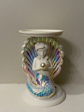 Bath & Body Works Iridescent Blue-Green Mermaid Figurine